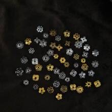 复古合金花托花帽隔片DIY手串串珠配件古银亮金多款可选