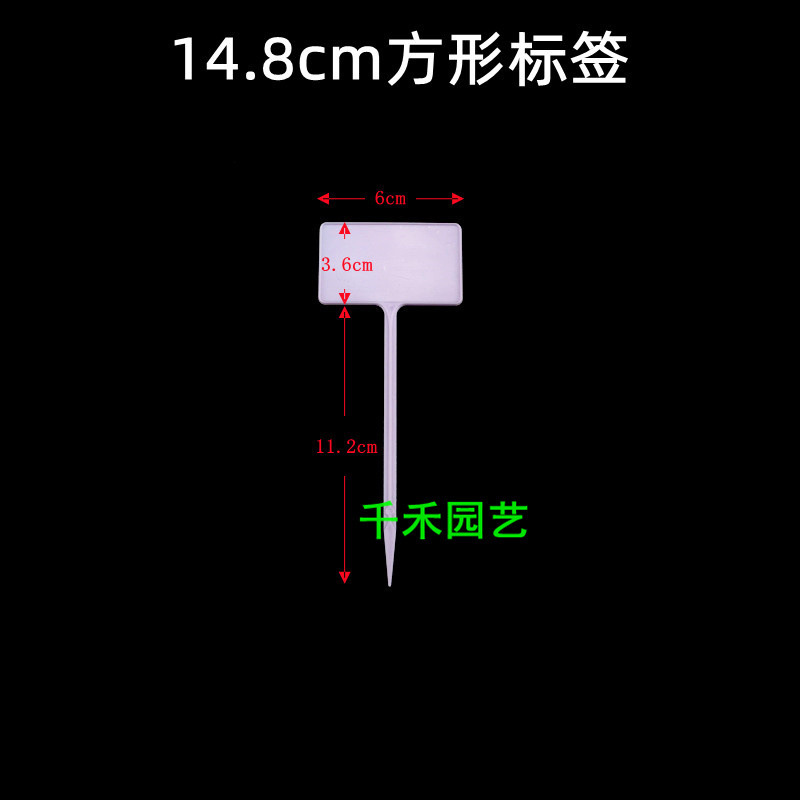 Purple 14.8cm square label