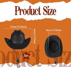 亞馬遜迷你牛仔小帽子寵物帽小狗帽子貓咪帽寵物用品