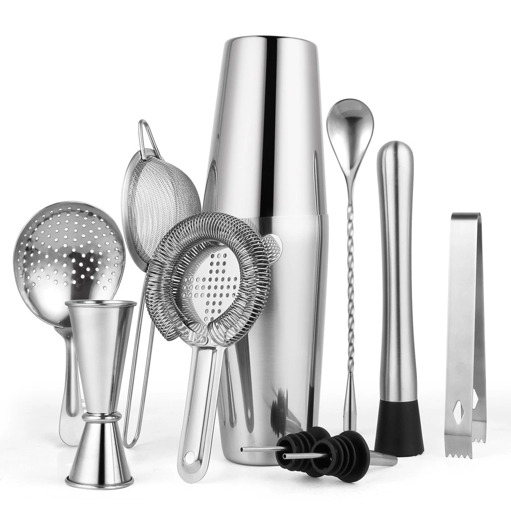 Shaker, cocktail set stainless steel