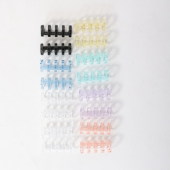 A4ルーズリーフバインダー用リング30個、ルーズリーフノート用5穴リング、プラスチック製クリップ、取り外し可能なアクセサリー