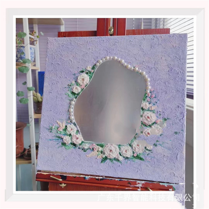 亚克力异形不规则镜子批发学生卧室空间桌面化妆间简约台式化妆镜