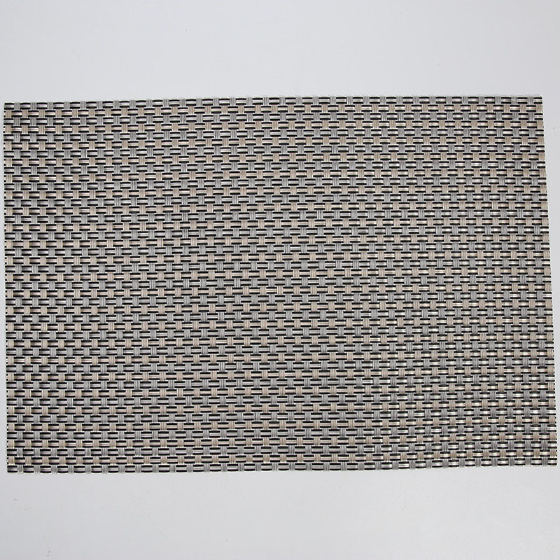 Teslin placemat PVC tejido 8*8 placemat Western placemat aislamiento térmico antideslizante estera de mesa de montaña estera de la placa de la decoración del hogar estera