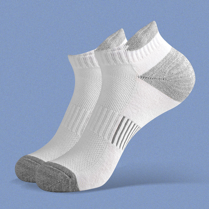 Calcetines deportivos transfronterizos para hombres y mujeres, calcetines profesionales de maratón, calcetines de bádminton de algodón absorbentes de sudor, calcetines antideslizantes y resistentes al desgaste