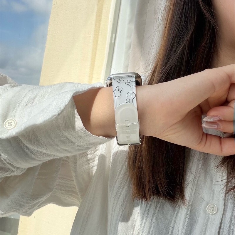 Cute Miffy Rabbit Watch Strap Suitable for S10 Apple S11 Watch Iwatch8 New Model Applewatch97 Generation Se Cute Miffy Rabbit Watch Strap Suitable for S10 Apple S11 Watch Iwatch8 New Model Applewatch97 Generation Se