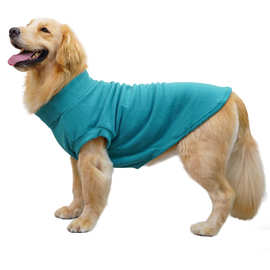 狗狗卫衣摇粒绒秋冬保暖纯色衣服大型犬金毛边牧防掉毛宠物服饰新