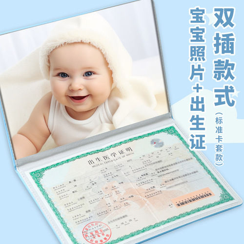 2025 Year Snake Baby Medical Birth Certificate Protection Case New Version Vaccine Book Storage Precaution Injection Certificate