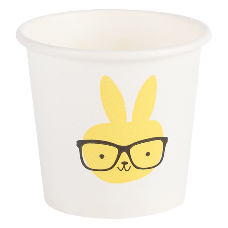 Arnojia especial pequeña taza de papel desechable mini taza de papel pequeña taza de papel de café taza de prueba logotipo impreso