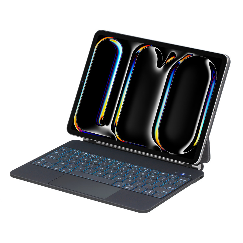 Suitable for 2025 New Magnetic Magic Keyboard iPad Air7/Ipadpro11/13M4/2024 Protective Case