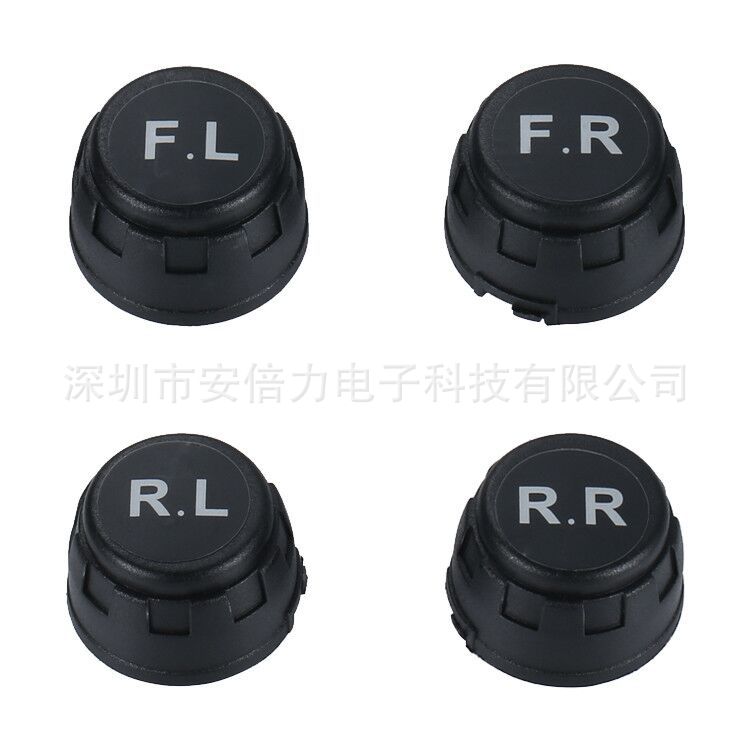 New Solar-Powered Car Tire Pressure Detector with External 4-Wheel Real-Time Tire Pressure Display and Tire Pressure Monitor