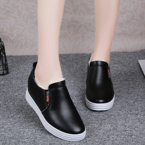 2025 Spring/Summer Height-Increasing White Sneakers for Students, Korean-Style Casual Women's Shoes, Breathable Leisure Footwear