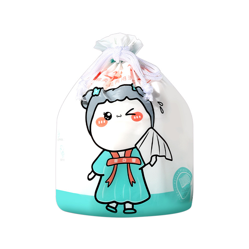 Lmltop perla patrón rollo toalla Toalla de cara Toalla de limpieza desechable toalla suave de algodón húmedo y seco sy434