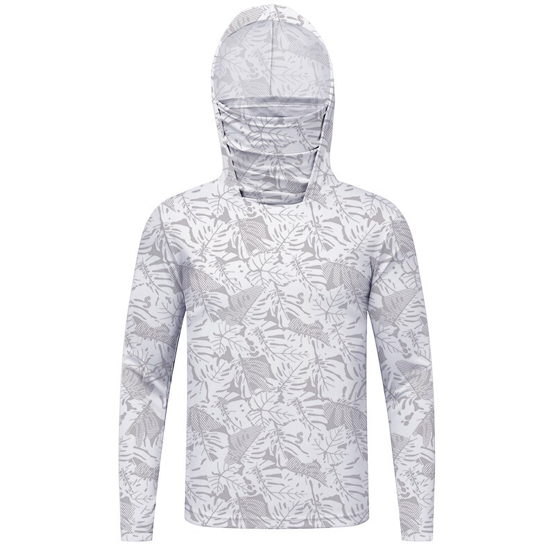 Slim-Fit Sun-Protective Quick-Drying Clothing for Outdoor Sports and Fitness, Breathable Professional Running Quick-Drying Uv Protection Hooded Top for Men