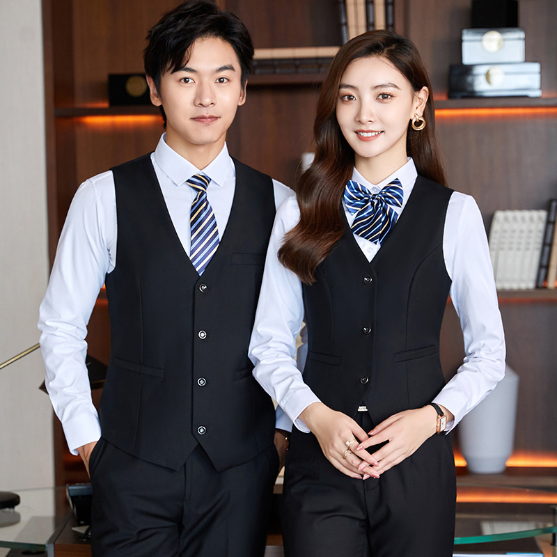 봄과 가을 칼라리스 블랙 가디건 코튼 한국어 솔리드 컬러 화이트 오리 다운 우아한 통근 싱글 브레스트 비 후드 조끼