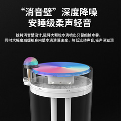 2023新款2L大容量雙噴加濕器USB辦公臥室家用桌面補水大霧量代發