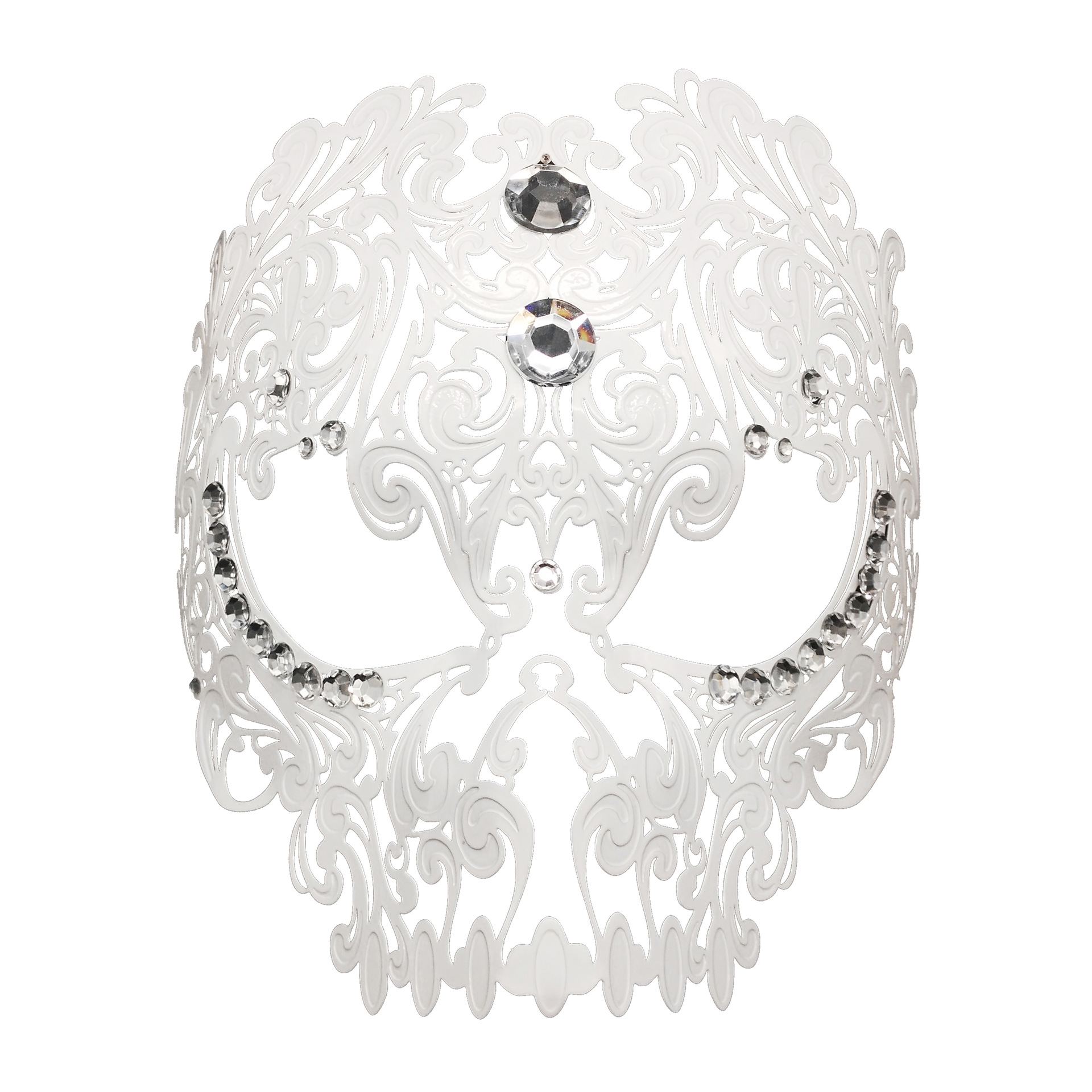 Transfronterizos para máscaras de diamantes de hierro forjado, máscaras de perforación de punto para hombres, máscaras de baile de maquillaje para adultos, máscaras de metal de carnaval