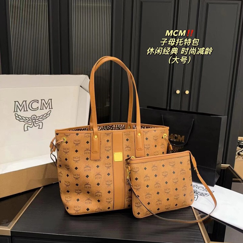 Mc's New Large-Capacity Vintage Versatile Tote Bag, Handbag, Shoulder Bag, Commuter Crossbody Bag for Women, Trendy