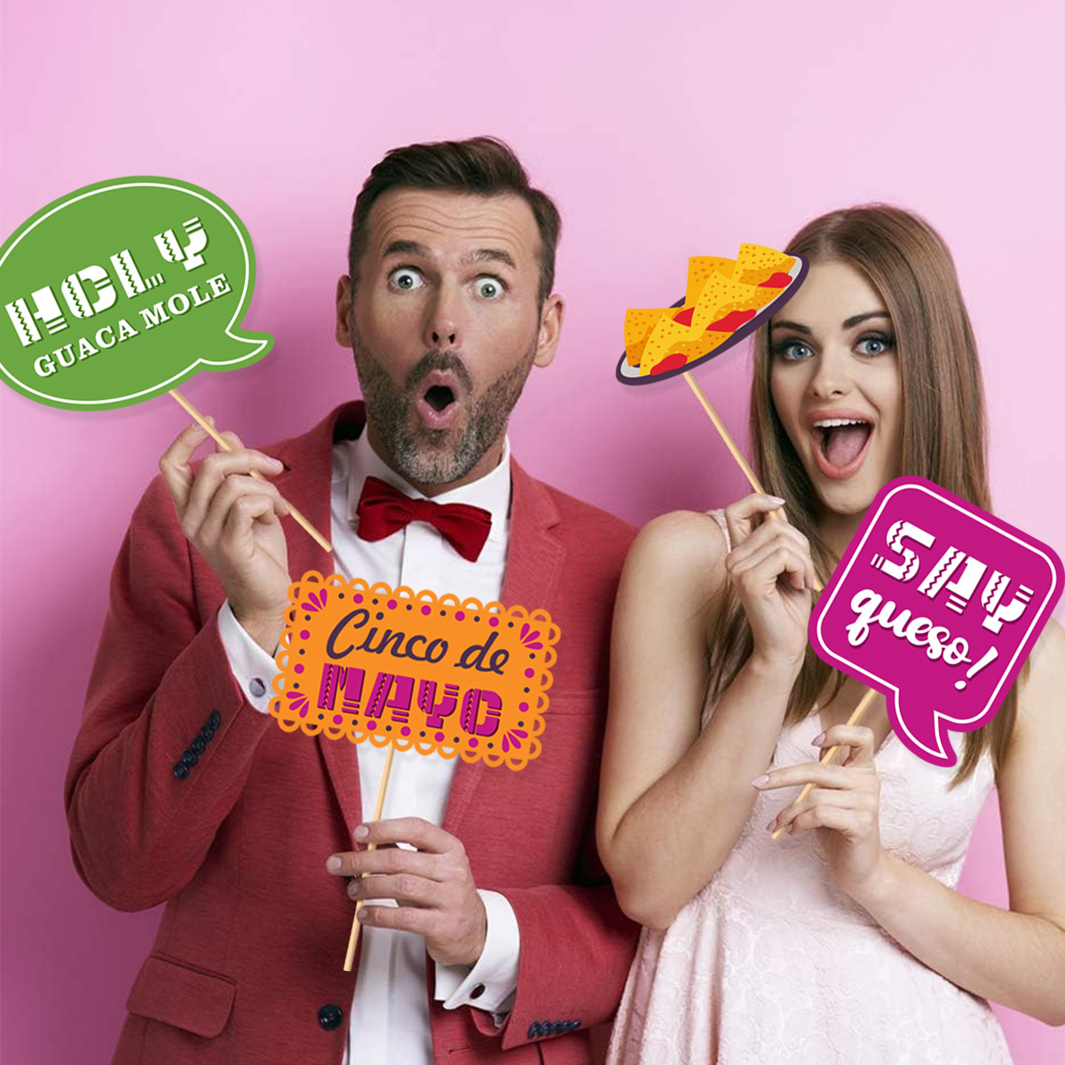 30 conjuntos de torres de carnaval mexicano transfronterizos pueden decorar la fiesta temática para fotografiar accesorios personalizados al por mayor