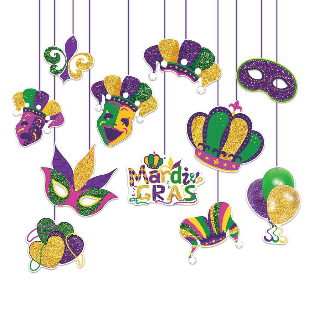 Amazonas Brasil carnaval decoración de la fiesta Mardi Gras máscara de carnaval colgante colgante decoración