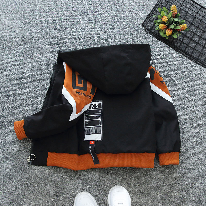 Boys' Spring Coat 2025 New Children's Jacket Hooded Top Spring and Autumn Foreign Handsome Middle and Big Children's Rusk Clothes Boys' Spring Coat 2025 New Children's Jacket Hooded Top Spring and Autumn Foreign Handsome Middle and Big Children's Rusk Clothes