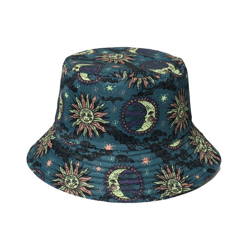 Unisex Fashion Tiger Leopard Sewing Flat Eaves Bucket Hat display picture 3