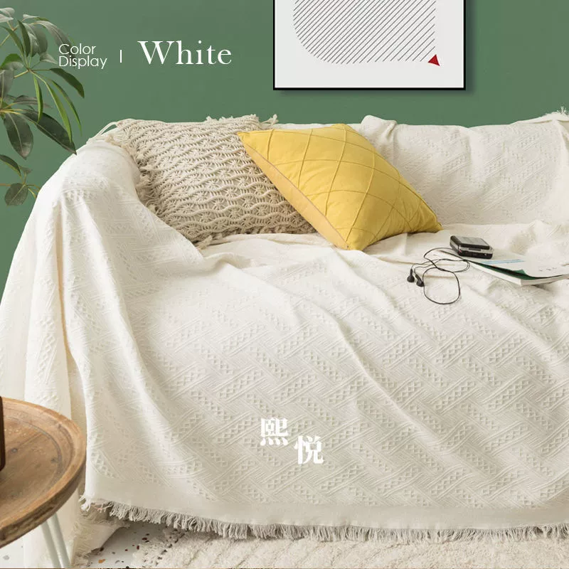 Cream beige non-slip sofa, internet celebrity
