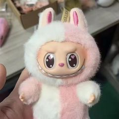 ハートビート修正クリームピーチリトルフォックス子供のおもちゃブラインドボックスビニールぬいぐるみ手作りペンダントジュエリー