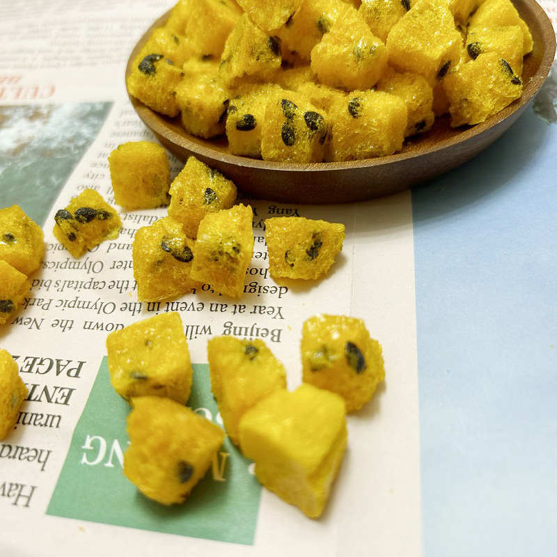 卉源堂 批發散裝凍干百香果 源頭花果茶原料百香果塊 金桔百香果