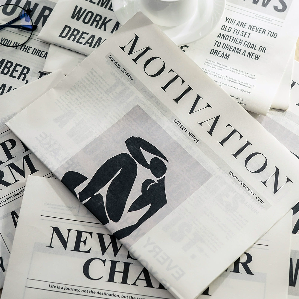 Ins Английская газета реквизит уличный пикник кофейный магазин одежды журнал модель фотографии декоративный реквизит