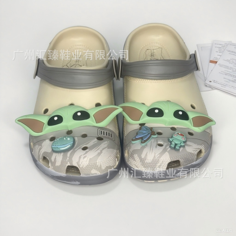 Personaje clásico de la casa de tarjetas de estrellas de niños zapatos antideslizantes sandalias zapatillas de playa para niños al por mayor