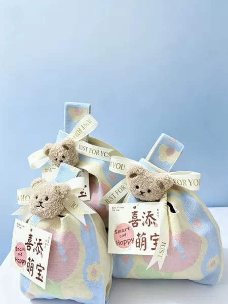 Candy Bags for Baby Birthday Parties, Full Month Celebrations, One-Year-Old Celebrations, Hundred-Day Celebrations, Wedding Gift Bags, Snack Bags, Hand-Held Bags, and Party Favor Bags