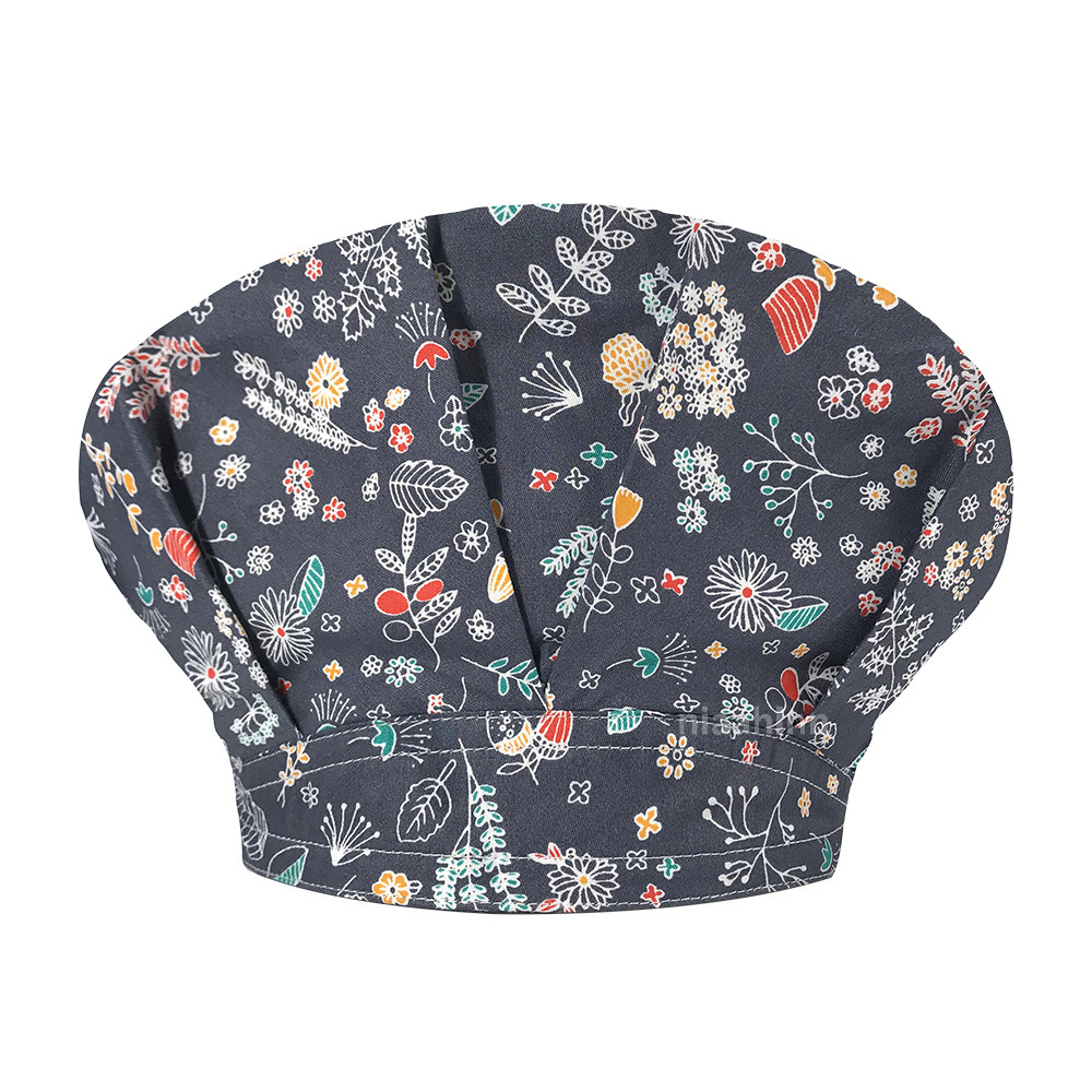 Tapa de operación directa de fábrica impresión femenina pequeño animal lindo sombrero de enfermera algodón salón de belleza odontología oral sombrero