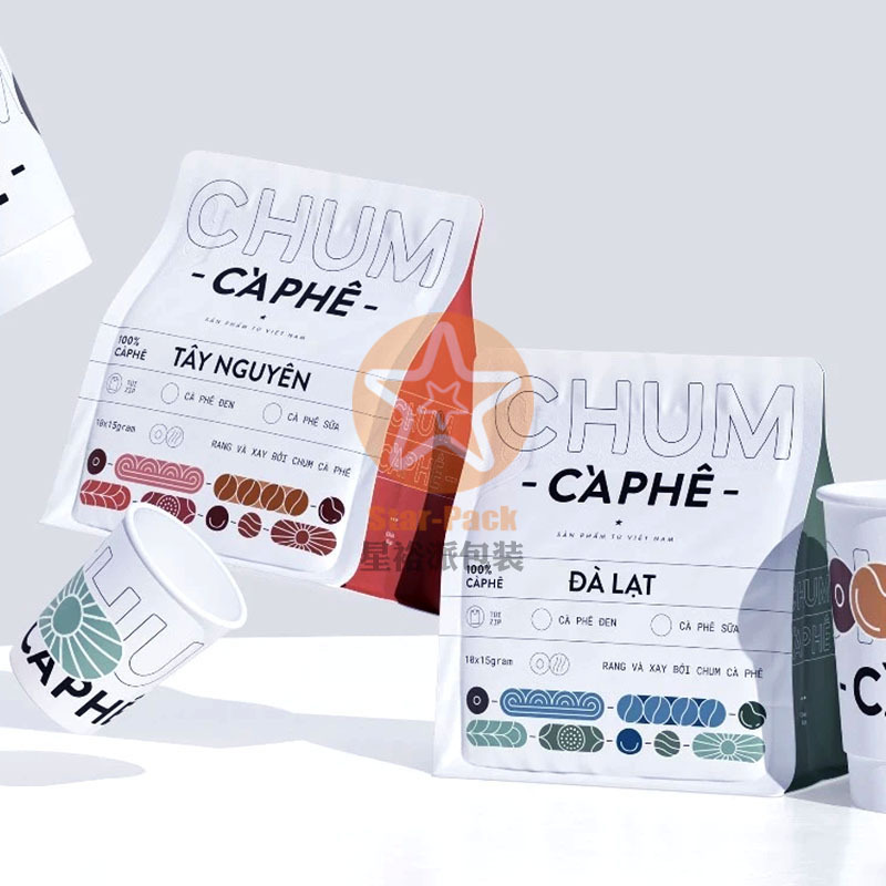 工厂感恩优惠定购新品带气阀咖啡袋 340克易撕拉链自立自封铝箔袋