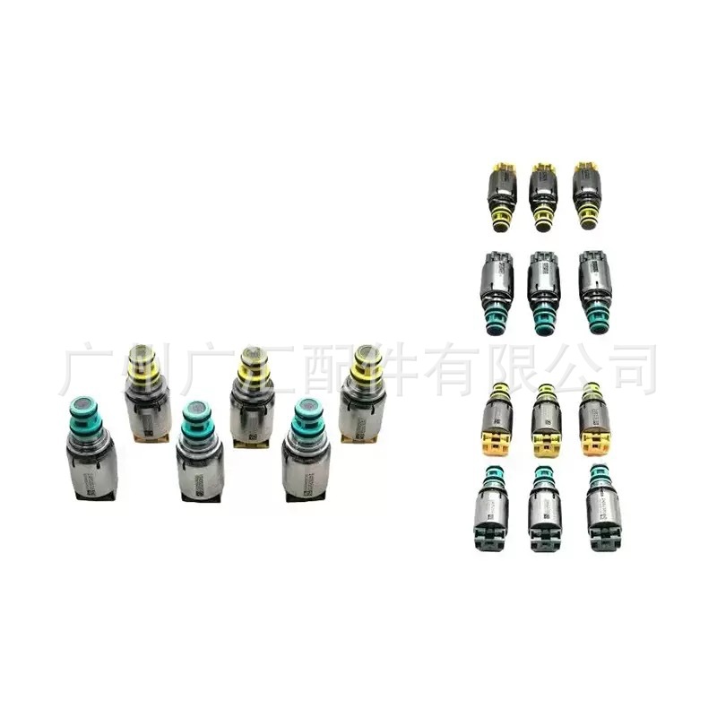 Buick Gm 6t40 Solenoid Valve Color Valve 7-Piece Set Is Suitable for Chevrolet 6At6T306T456T50 Transmission