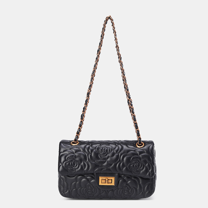 Camelia da donna, nuovo modello 2026, borsa a catena elegante e alla moda, borsa a tracolla e a spalla._voghion.com