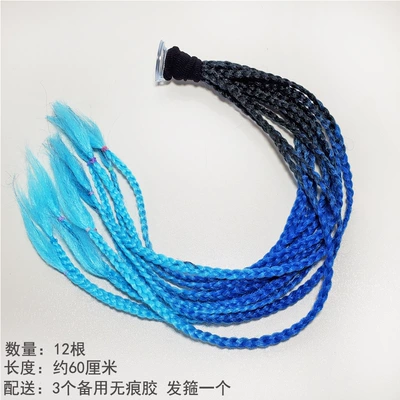 Motosiklet dəbilqələri Motorcycle Motorcycle Electric Takeaway - black-and-blue-ponytail