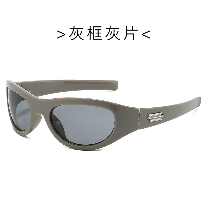 2024 nueva tecnología futurista viento deportes al aire libre gafas de sol anti-ultravioleta y2k diadema gafas de sol de ciclismo transfronterizo