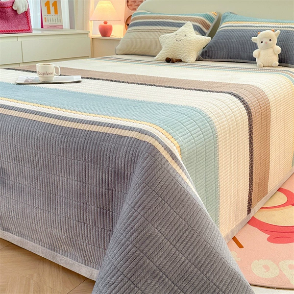 Morandi Lan [Milk Velvet Right Angle Bed Cover]