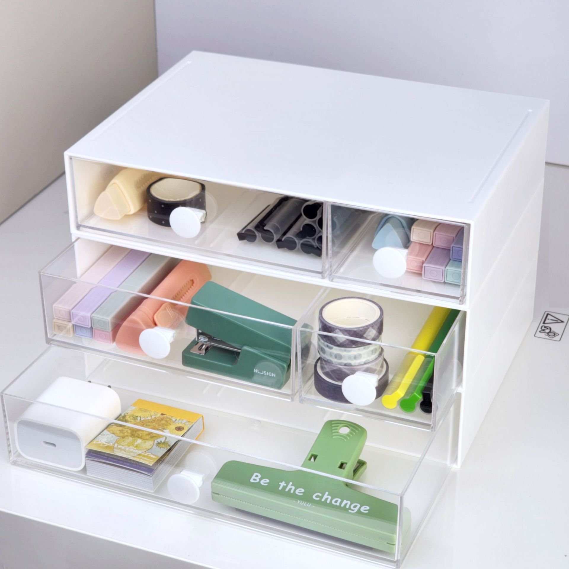 Table multilayer storage box