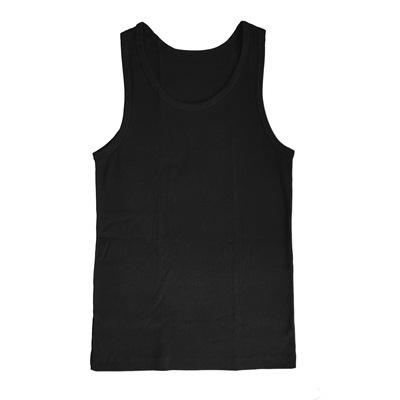 美式重磅纯色棉细螺纹背心运动健身百搭修身无袖T恤潮背心透气外|ms