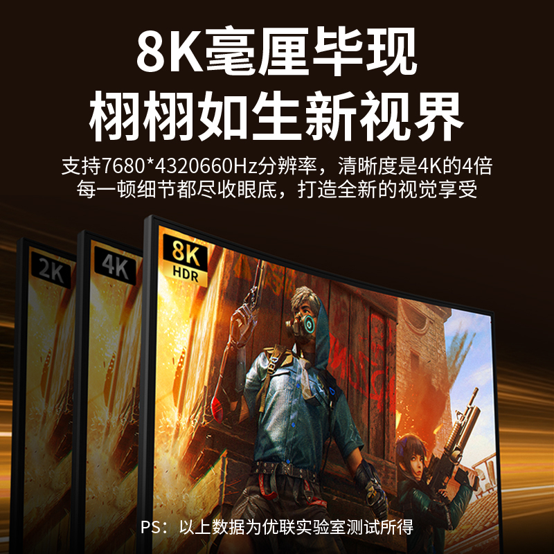 dp线.数据8k高清电脑显示器hz65高刷笔记本加长display port线|undefined