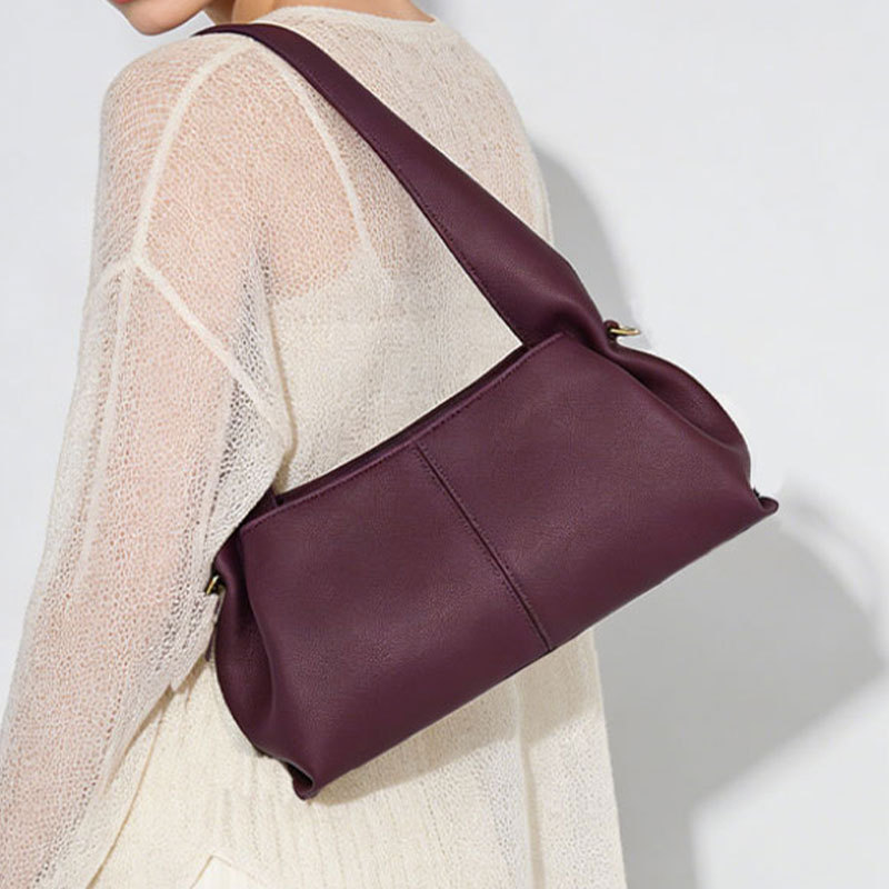 Cloud Bag Niche Design Women's Handbag 2026 New Fashion Soft Leather Underarm Shoulder Bag Cross-Border - Thumbnail 3