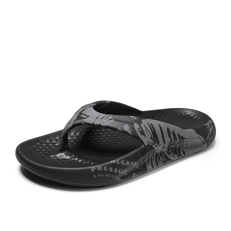 Men's flip flops, new summer slippers, outdoor sports, leisure beach shoes, men's printed flip flops, men's_voghion.com