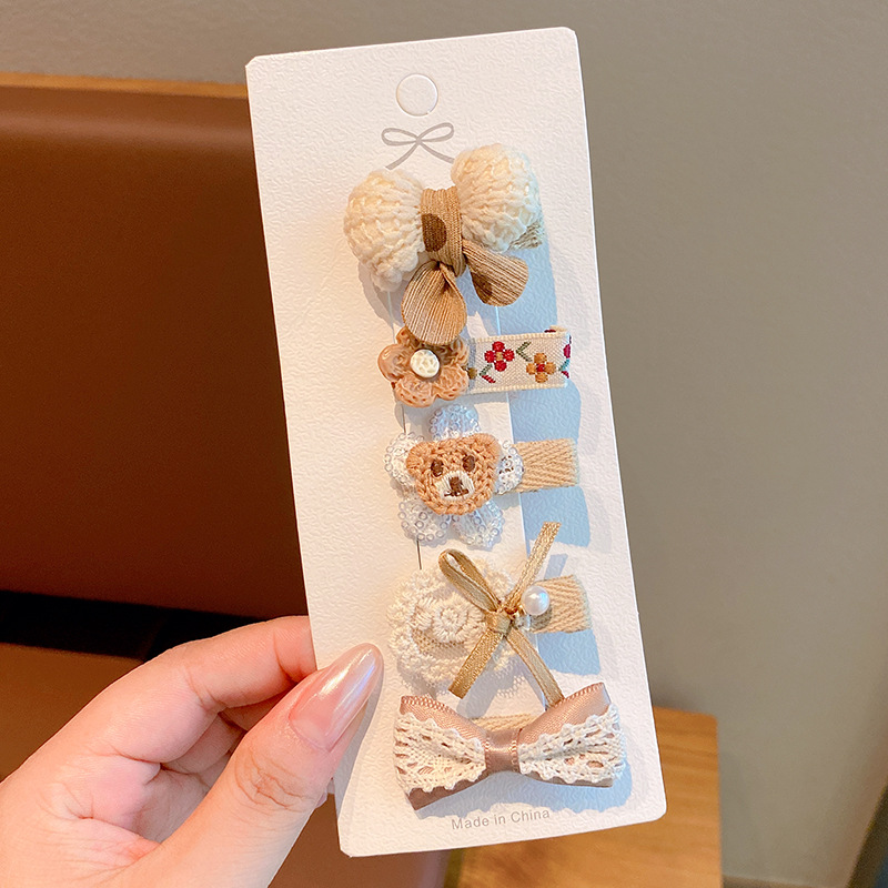 Niñas no lastiman el cabello de bebé broca de cabello de color leche, lindo broca de cabello de sudor para niños, broca de cabello de bebé