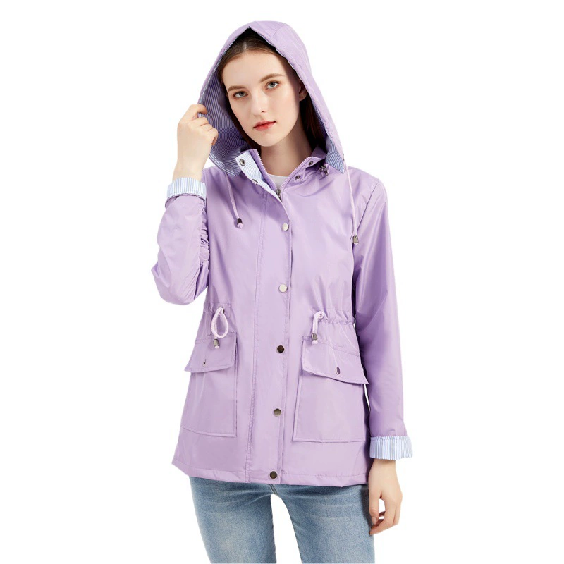 2024 новые осенние и зимние съемные шапки ветровки женские трансграничные женщины плюс размер женское пальто Amazon плащ