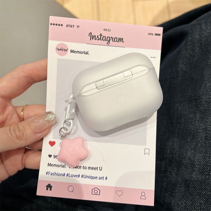磨砂白适用苹果AIRPODSPRO2二代蓝牙3代airpods4无线耳机壳简约女|undefined