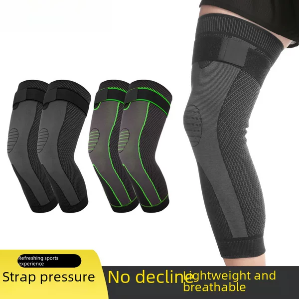 Protecting large calf, pressurizing and lengthening knee pads, riding, running, basketball, football, mountaineering, warm sports leg pads in stock
