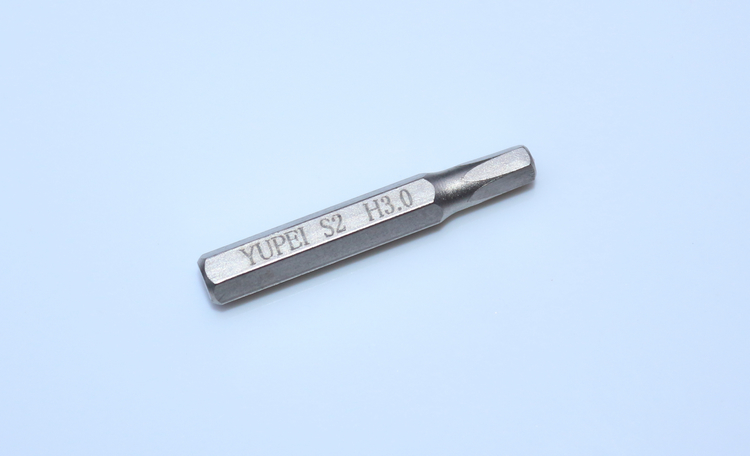 Importado de Alemania S2 aleación de acero hexagonal H0.7 0.9 1.3 1.5 2.0MM cabeza de corte de lote