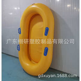 水上乐园专用皮筏滑具充气筏子皮划艇加厚滑水圈双人充气船厂家