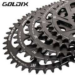 GOLDIX GXP 3ピンチェーンリング 6mmオフセット 正負チェーンリングディスク 30/32/34/36/38T マウンテンバイク シングルディスク